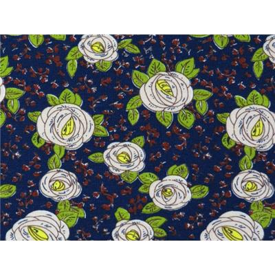 Tissu Jersey Viscose / Elasthanne Imprimé Fleurs Vintage