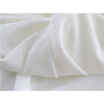 Tissu Maille Doublure Maillot de Bain Ecru