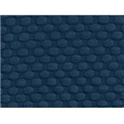 Tissu Maille Matelassé Jacquard Pois Bleu