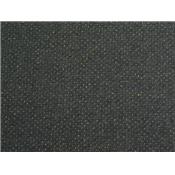 Tissu Molleton Gratté Pois Tête d'Epingle Lurex Doré
