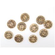 Bouton Rond Bois 15 mm