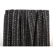 Coupon Satin 100 % Soie Drops 60 cm x 140 cm 