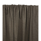 Tissu Lainage Léger Chevron Choco / Beige Chiné