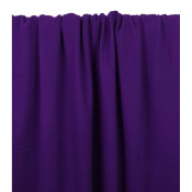 Tissu Lainage Léger Mélange Laine Violet