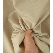 Tissu Lainage 100 % Laine Vierge Beige Chiné 