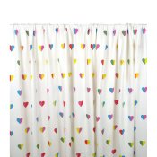 Tissu Maille Molleton Coton BIO Cœurs S.MC