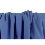 Tissu Coton Lavé Bleu Azur
