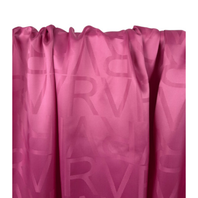 Tissu Doublure 100 % Viscose Jacquard Fuchsia