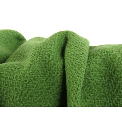 Tissu Lainage 100 % Laine Vierge Vert