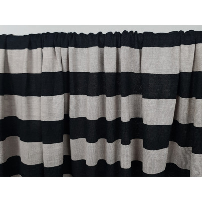 Tissu Maille Jersey Viscose / Laine Rayée