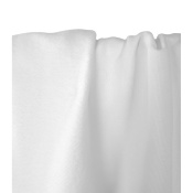 Tissu Molleton Diagonal Gratté Blanc