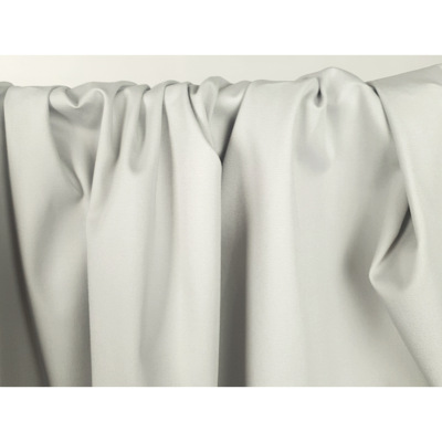 Tissu Sergé Stretch NIL BIO Gris Clair