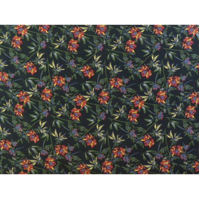 Tissu Serg 100 % Lyocell Fleurs Graphiques