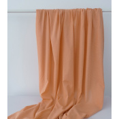 Tissu Voile de Coton Plumetis 100 % Coton Abricot