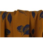 Tissu Crepe Viscose Feuilles d'Automne