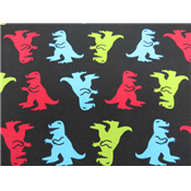 Tissu Jersey Coton / Elasthanne Imprimé Dinosaures