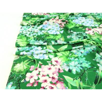 Tissu Jersey Viscose / Elasthanne Oleander Vert