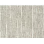 Tissu Lin Beige Rayé Ecru