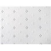 Tissu Jersey Broderie Anglaise Blanc