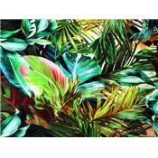 Tissu Jersey Viscose / Elasthanne Imprimé Tropical