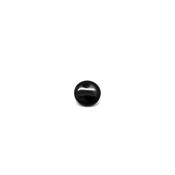 Bouton Rond Noir Brillant 10 mm