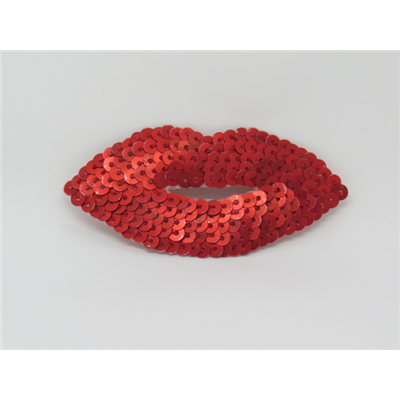 Bouche Paillette Rouge 77 mm