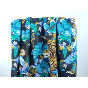 Tissu Coton / Lin Tigre Tropical