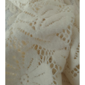 Tissu Guipure Mélange Coton Grattée Daisy