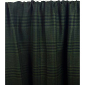 Tissu Lainage Mélange Laine Carreaux Kaki & Noir