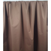 Tissu Popeline Coton BIO Paper Touch AMYB. Chocolat au Lait