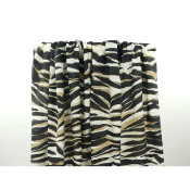 Tissu Popeline Coton / Soie Earth Zebra