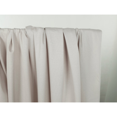 Coupon Maille Cote 1x1 100 % Coton Grège 70 cm x 160 cm