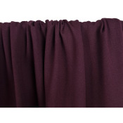 Coupon Maille Molleton Léger Coton / Elasthanne Bordeaux 100 cm x 186 cm