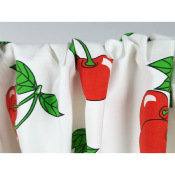 Coupon Sergé Stretch La Dolce Vita Cherry 90 cm x 146 cm