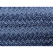 Coupon Voile de Viscose Tie & Dye Bleu 50 cm x 140 cm