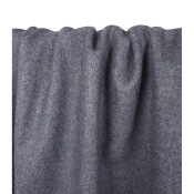 Tissu Lainage Double Face 100 % Laine Gris Chiné / Bleu Nuit