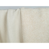 Tissu Maille Molleton Coton / Lin Ecru