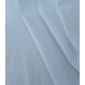 Tissu Popeline 100 % Coton Rayures Bleu