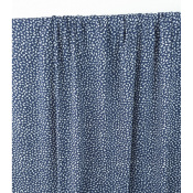 Tissu Twill de Viscose Abstract Flower Bleu Ardoise