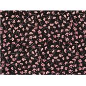 Tissu Jersey Viscose / Elasthanne Imprimé Fleur Japonisante