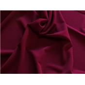 Tissu Maille Effet " Scuba " Structuré Bordeaux
