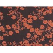 Tissu Jersey Viscose / Laine Choco Imprimé Fleurs