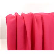 Tissu Crepe de Laine Fuchsia