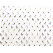 Tissu Voile de Viscose Imprimé Girafe