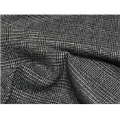 Tissu Prince de Galles Noir / Gris