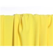 Tissu Crepe PORTO Jaune Citron