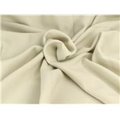 Tissu Double Crepe de Laine Mastic