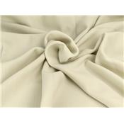 Tissu Double Crepe de Laine Mastic