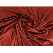 Tissu Maille Velours Lisse Terre