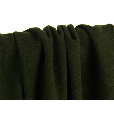 Tissu Crepe Stretch Vert Foncé